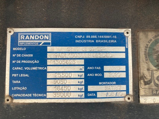 Carreta Sider Randon Ano 2020 De 15 Metros - Foto 11