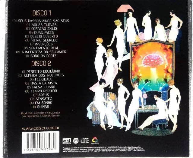 Geisser - Desventuras (Formato: CD Duplo )  Caixa Acrílica Nova ) - Foto 3