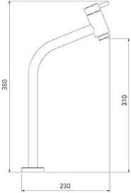 Torneira Ferrara C20 inox  - Foto 3