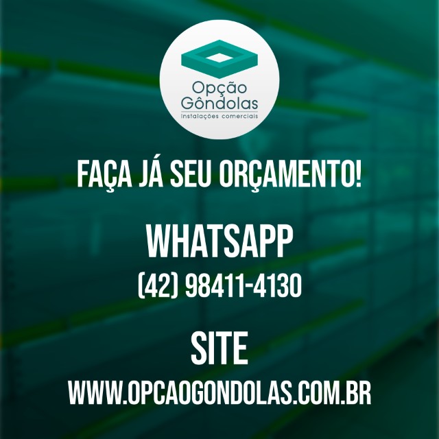 Gôndolas Centrais | Prateleiras Novas - Foto 4
