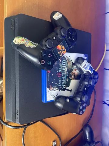 Ps4 Slim - Dois controles - 1 jogo - Videogames - Setor Campinas, Goiânia  1256806130