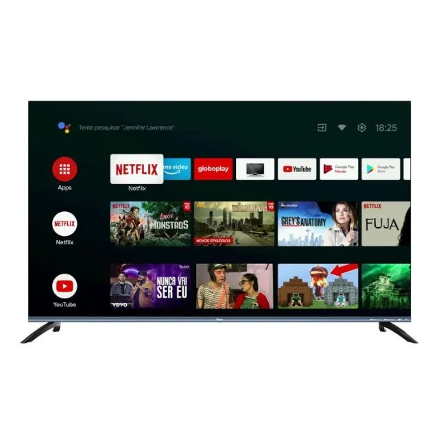 Smart TV Qled 55 com Sistema Android Tv Philco 4K Nova na caixa Modelo Ptv55m8gagcmbl 