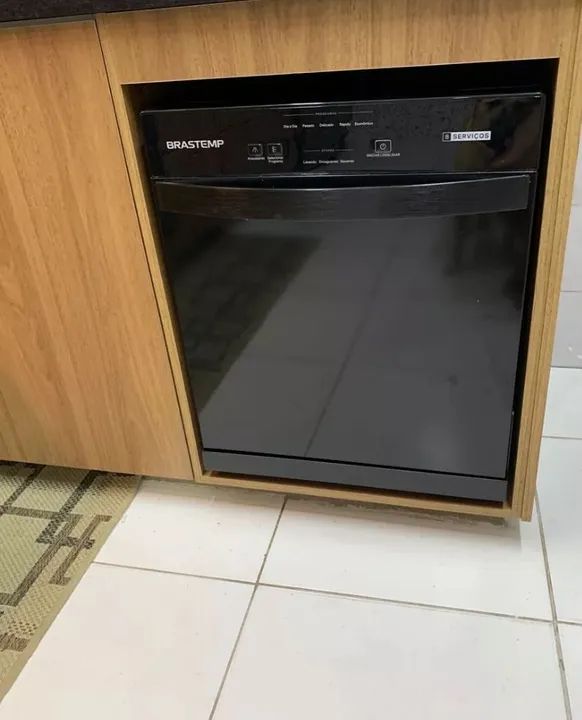 Lava-louças Brastemp 8 serviços - Preto - Foto 6