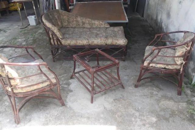 moveis de bambu diferenciado para sala interna ou externa - Foto 4
