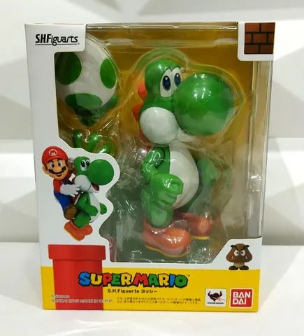 Bandai Sh Figuarts Super Mario Bros - Yoshi Original - Leia - Foto 2