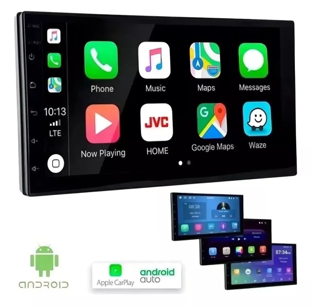 Central multimídia Android (tela de 7")
