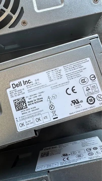 LOTE FONTES DELL (SUCATAS PARA PEÇAS OU CONSERTAR) - Foto 4