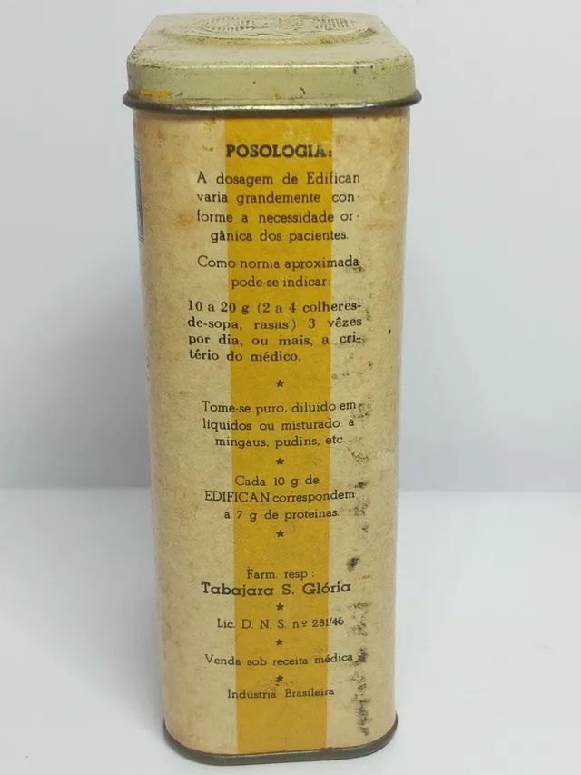 Lata Antiga Edifican Pó Amostra Grátis  - Foto 4
