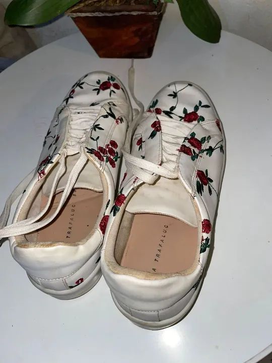 Tênis Zara Trf - Floral - Foto 4