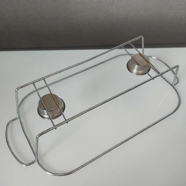 NOVO | Suporte Rechaud P/ Travessa Assadeira 35x21cm - Foto 3