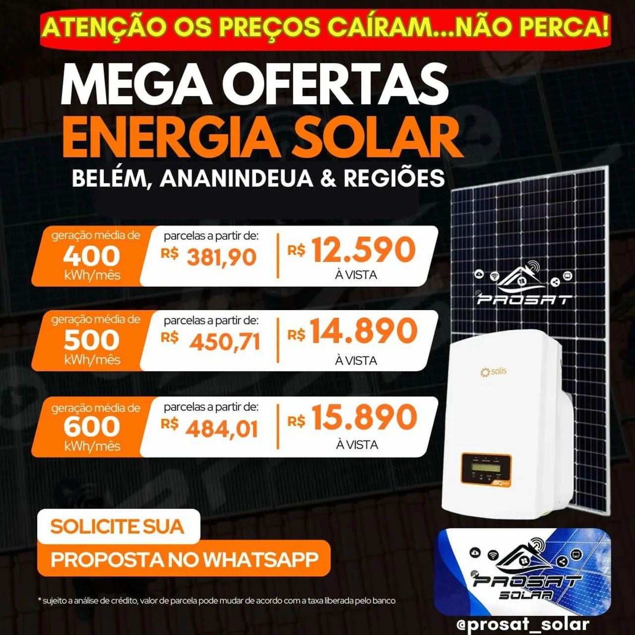 Energia Solar - Mega Ofertas - Belém, Ananindeua e Regiões - Foto 2