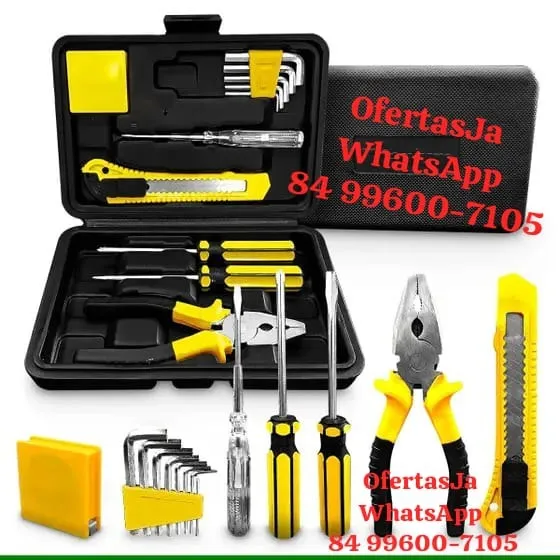 Kit de Ferramentas 11 Peças Aço Carbono + Maleta