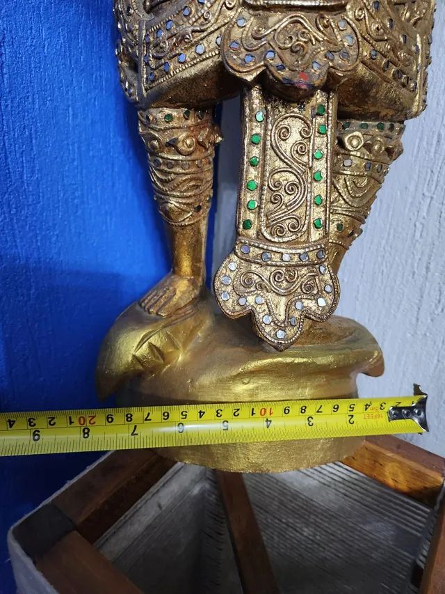 Linda peça  em madeira maciça  importada Indonésia  - Foto 2