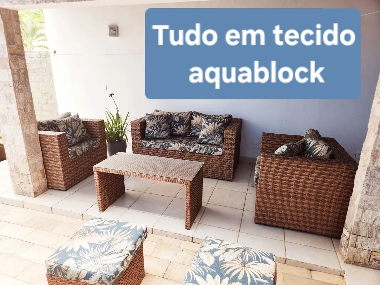 Conjunto de área externa para 6 pessoas - Foto 5