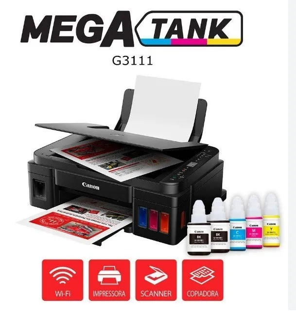Impressora canon tank G3111