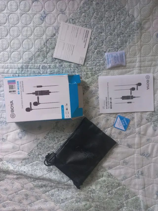 Microfone Boya By-m1dm Condensador Omnidirecional