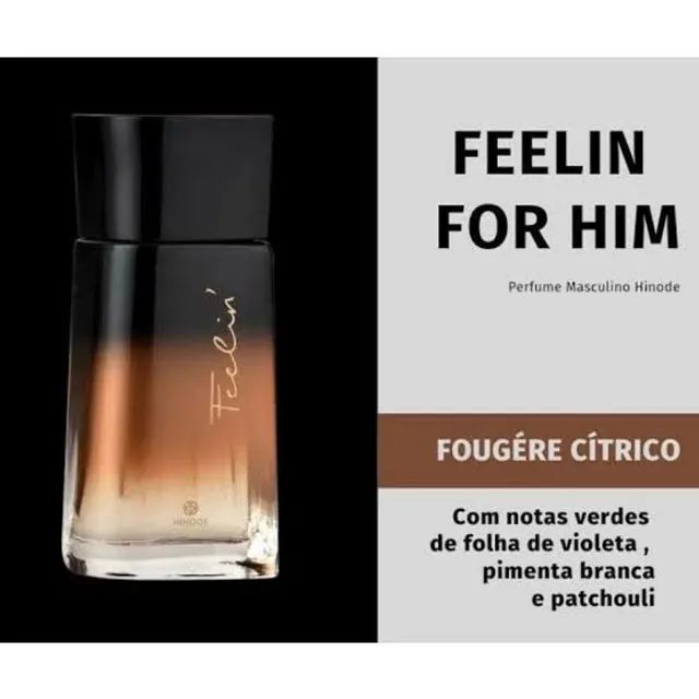 Feelin For Him Deo Colônia Hinode 100 ml 