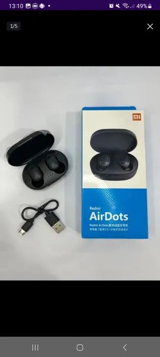 Fone de Ouvido Xiaomi Redmi AirDots - Novo