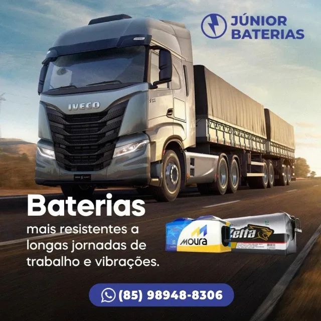 Bateria 150 amperes zetta ônibus mercedes e gerador