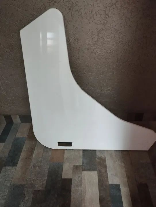 Tampo de mesa em L com formato personalizado, qualidade de fabricação Flexform. - Foto 3