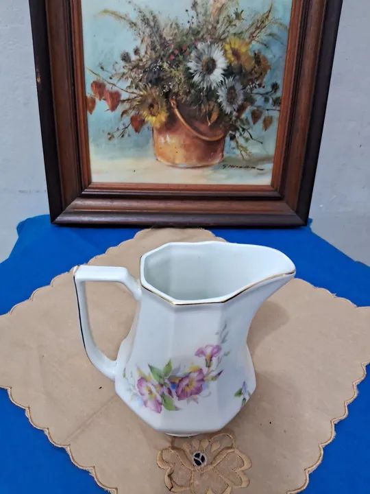 Antiga leiteira porcelana Mauá  - Foto 4
