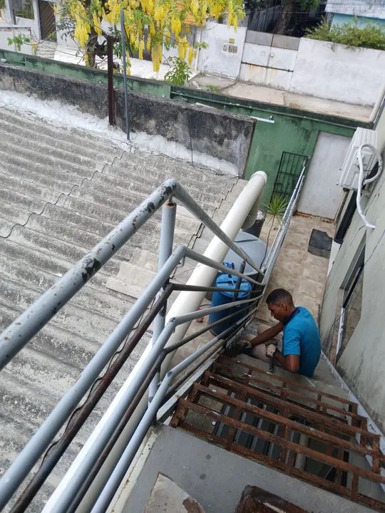 Escada de ferro para reforma - Foto 4