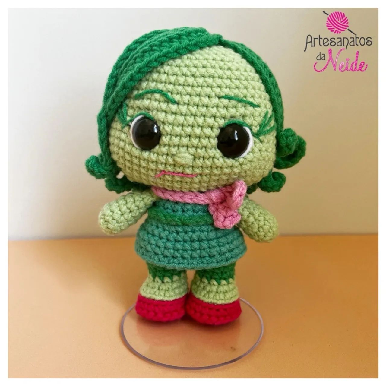 Boneco de crochê (Divertida Mente) - Foto 5