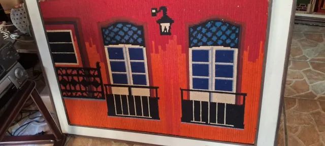 Belíssimos e Antigos Quadros em Tapeçaria Lã 350 cada