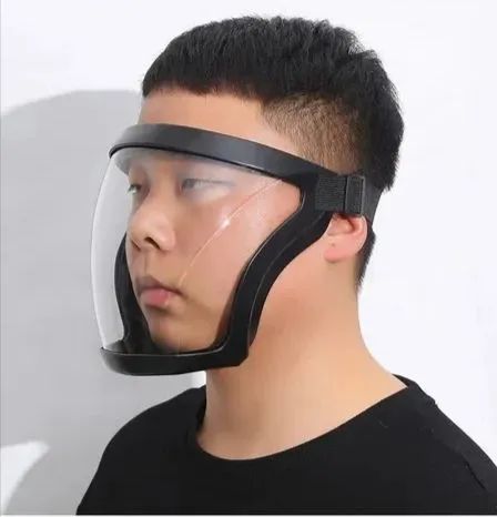 Máscara de proteção  contra poeira e respingos, máscara facial para trabalho - Foto 3
