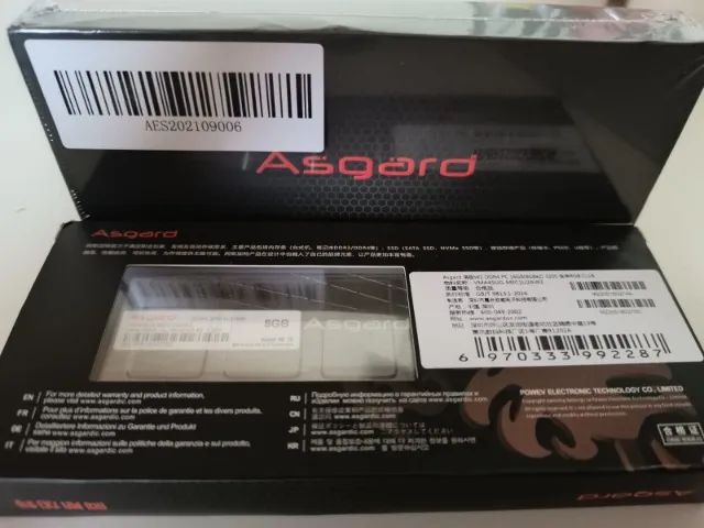 2 Memorias de 8gb 3200mhz Asgard com Rgb. - Foto 5