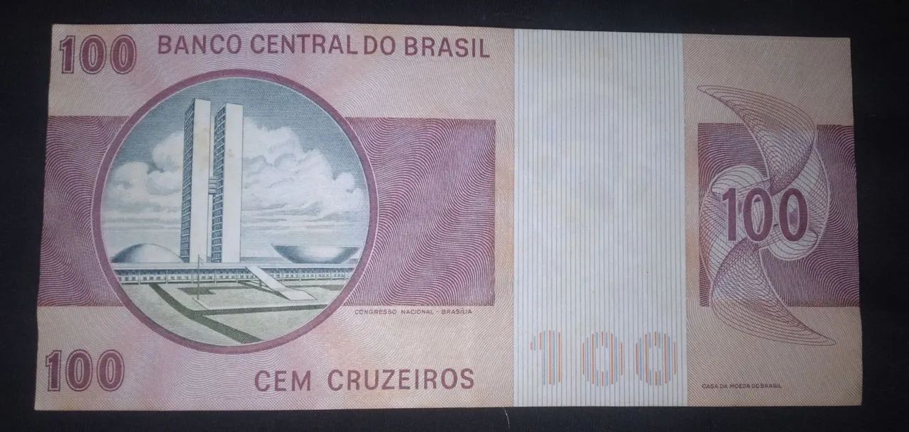 SET CÉDULAS DO CRUZEIRO 2a FAMÍLIA 3 CÉDULAS - 1, 10 e 100 Cruzeiros - Foto 6