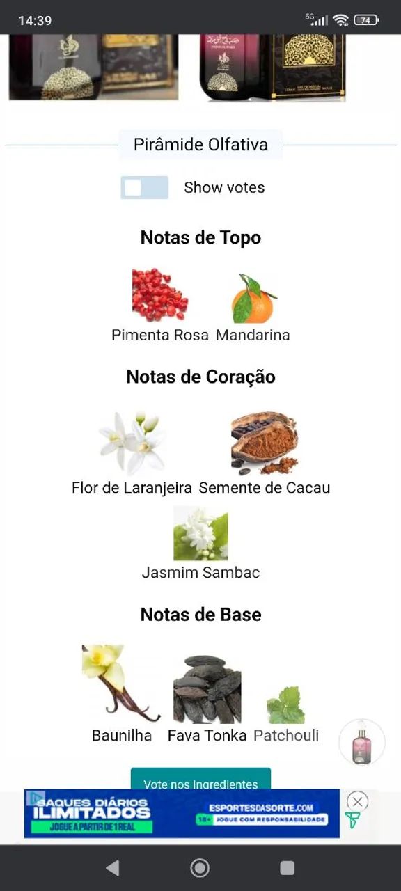Perfume Sabah Al Ward - Original e Lacrado  - Foto 4