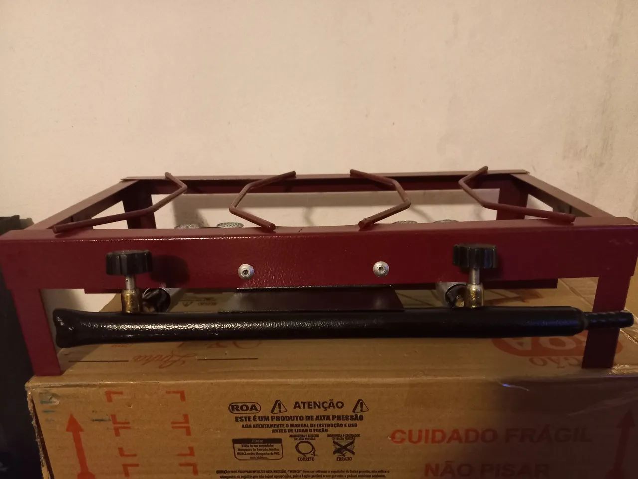 Fogao Semi industrial 2 bocas Alta Pressao  compacto - Novo. - Foto 4