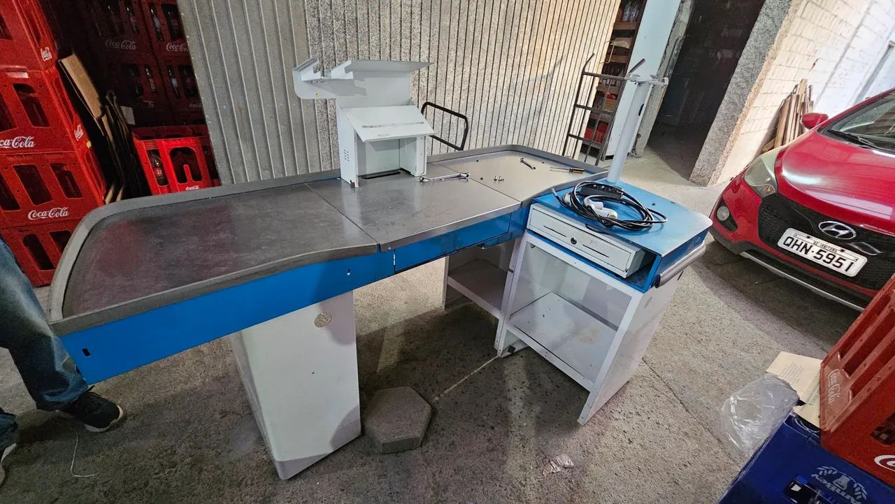 2 caixa pdv de supermercado/ mercado azul para atendimento  - Foto 3
