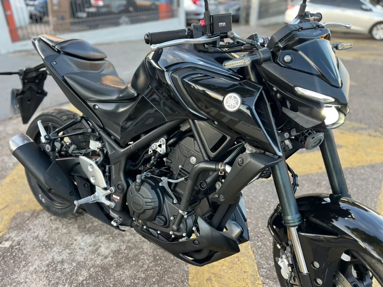 Yamaha mt03 321cc Ano: 2021/2021  Km: 28.000 Valor: 27.500$ - Foto 5