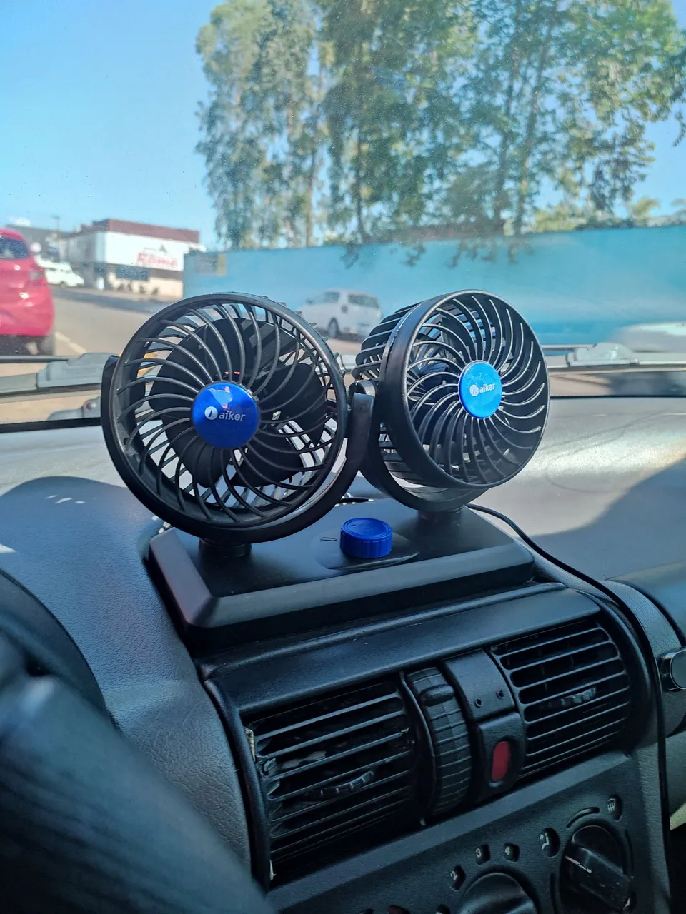 Ventilador Duplo para Carro - Aiker