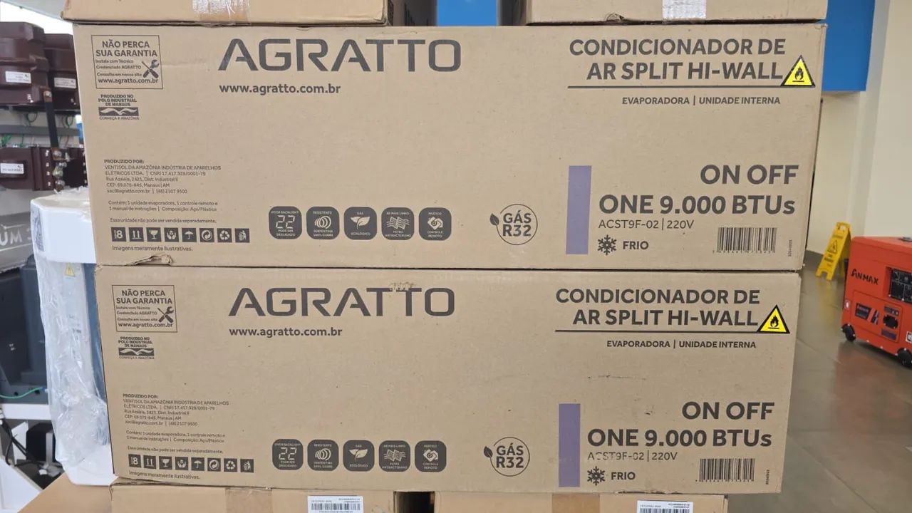 Ar condicionado 9000 BTU NOVO LACRADO COM NF 