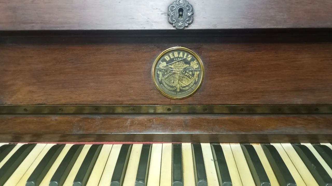 Piano  antigo francês Debain  - Foto 3