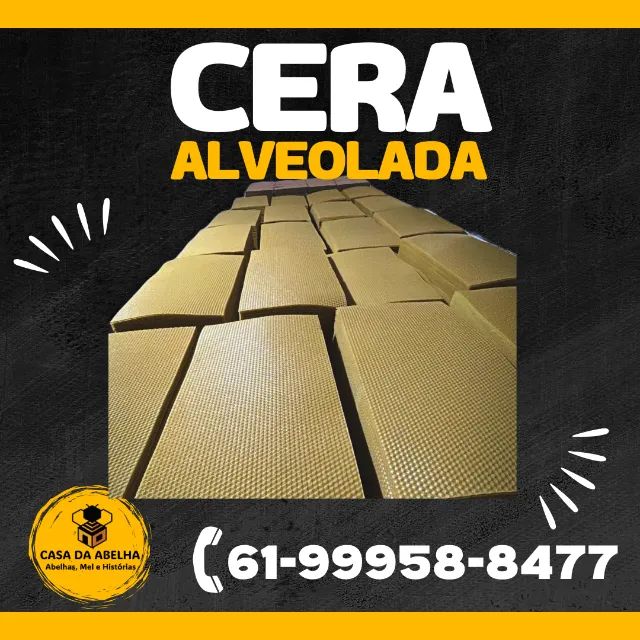Cera Alveolada para cólméias APIS