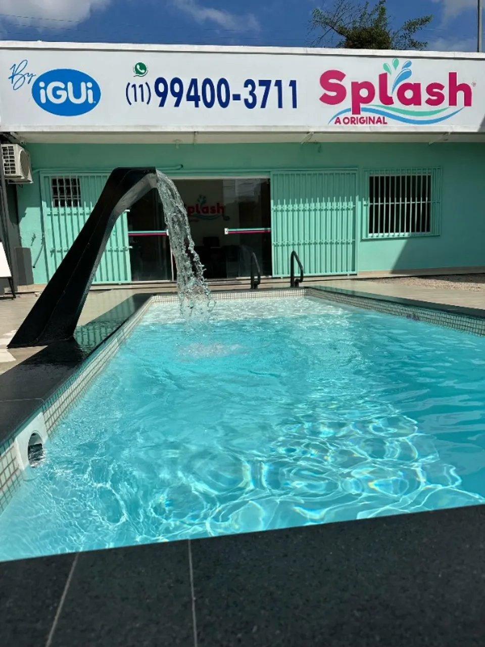 Piscinas de fibra completas com instalação