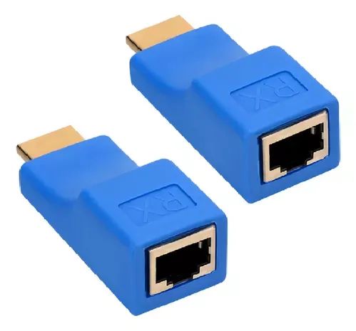 Extensor Hdmi 30 Metros Via Cabo De Rede Rj45 Cat5e/6 - Foto 2