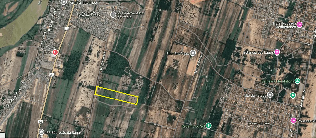 Terreno à Venda com 63.330m² Documentação OK Chatuba, São João da Barra/RJ