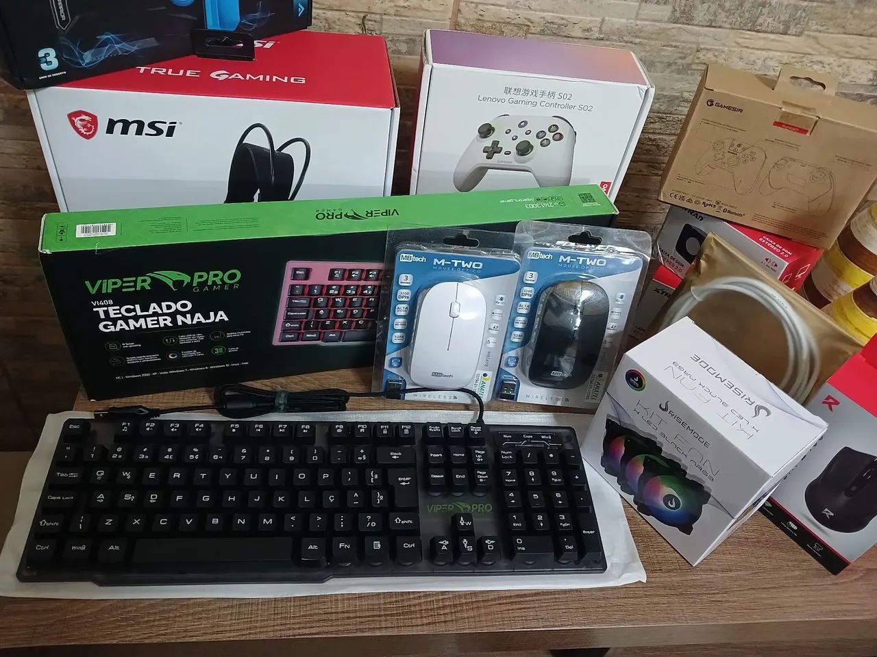 Kit Teclado RGB Gamer e Mouse sem fio  - Foto 3