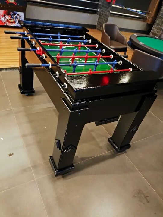 Mesa de Pebolim Madeira Maciça  - Foto 5