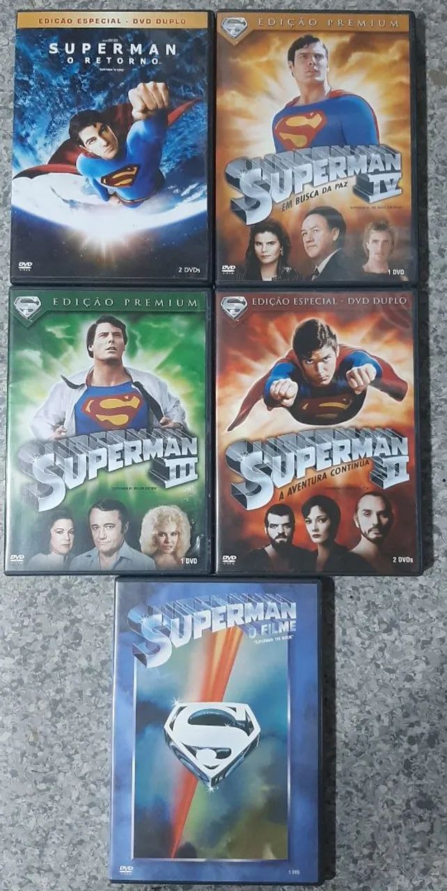 Coleção Superman em DVD original, Leia a descrição.