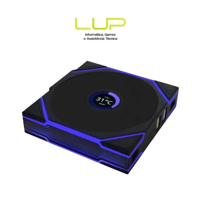 Kit Fan Com 3 Unidades Lian Li Uni Fan TL Wireless - Com tela  (Loja Física) - Foto 2