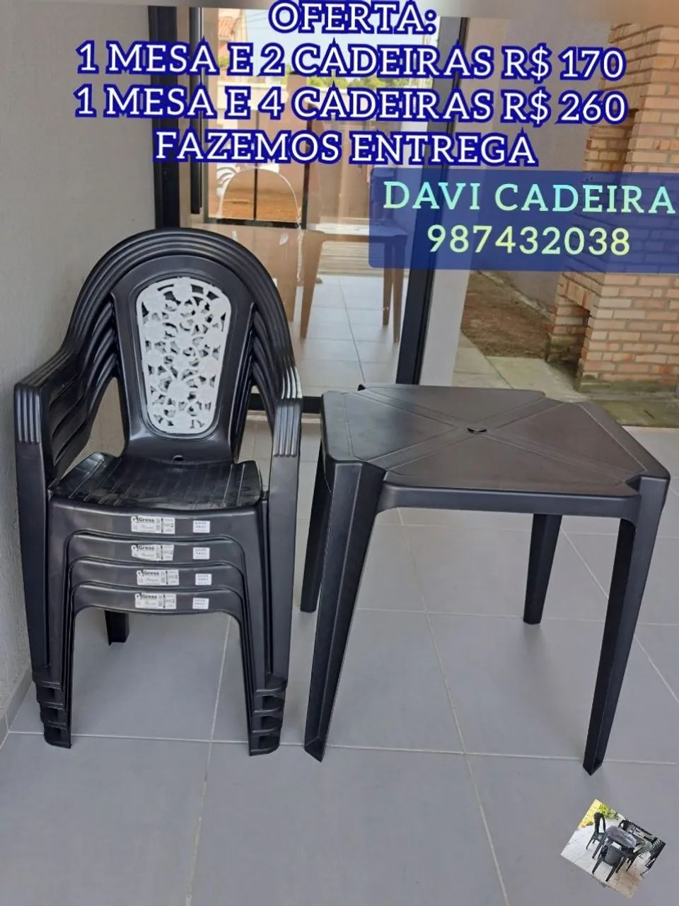 NOVO MESA E CADEIRA UDMW.S US.E Z. E ENTREGA JX.E HOJE