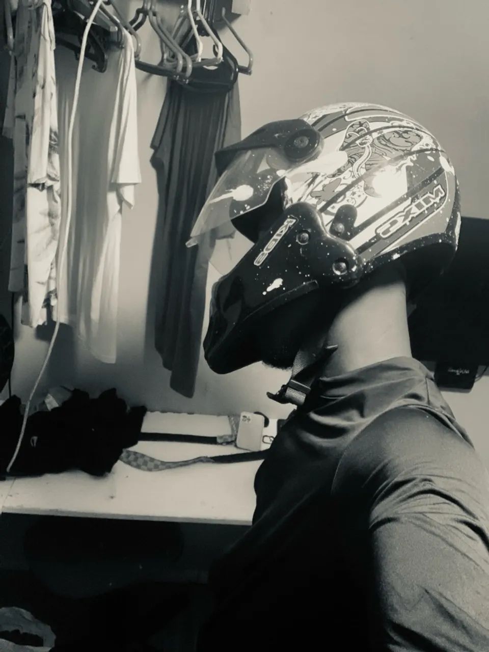 Capacete KDS Rosa com Detalhes - Foto 3