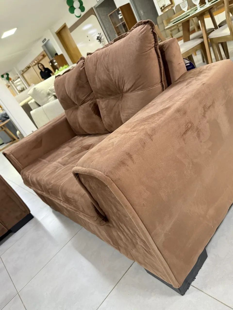 JOGO DE SOFA ESTOFADO CAPRI - Foto 4