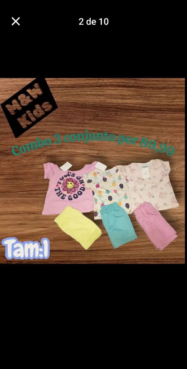Conjunto novo 19,98 - Foto 2